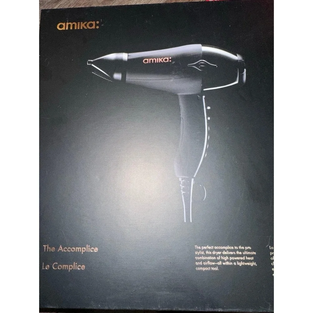 amika The Accomplice Professional Hair Dryer‎ Lightweight Blow Dryer hair care